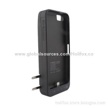 Power Charger Case for iPhone 5/5s/5c, with EU/US Plug 4,200mAh